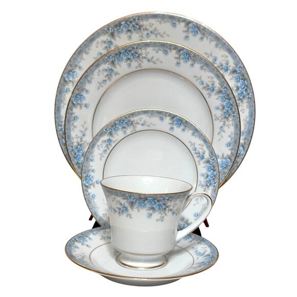 Noritake Contemporary "Avalon" 3390 Five-Piece Place Setting-Excellent Condition - Picture 3 of 5